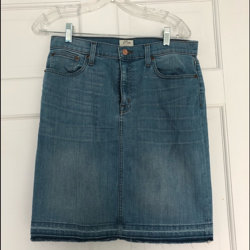 JCrew Jean skirt